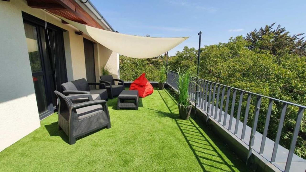 Sun Terrace Mini Penthouse Bestern Segedín Exteriér fotografie